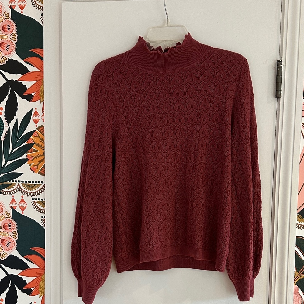 Sezane Arielle Jumper in color Rosewood
